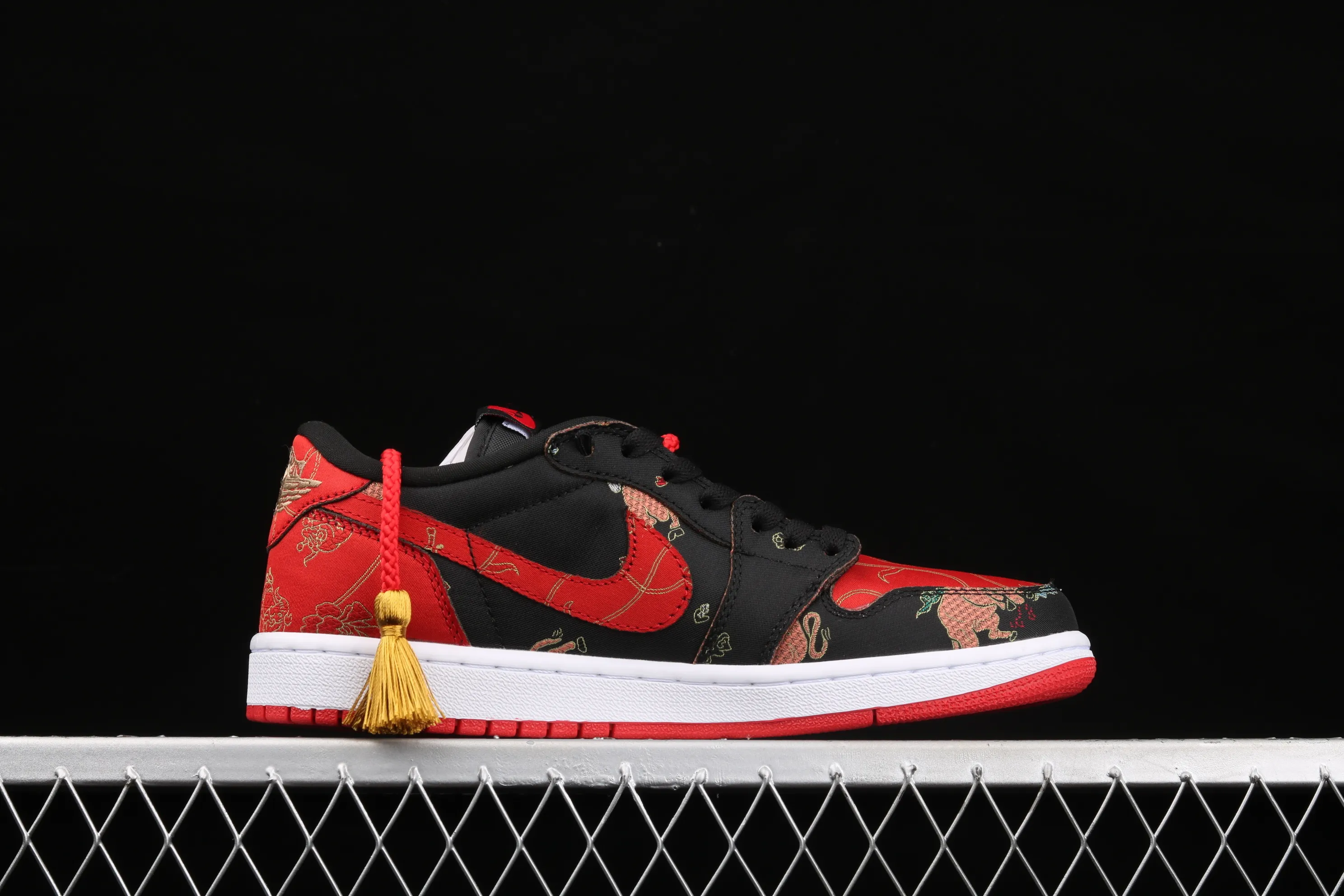 All categories Air Jordan Jordan series basketball shoes Air Jordan 1 Low Air Jordan 1 Low AJ1 Joe 1 Chinese red silk low-top cultural and leisure sports sneakers DD2233-001